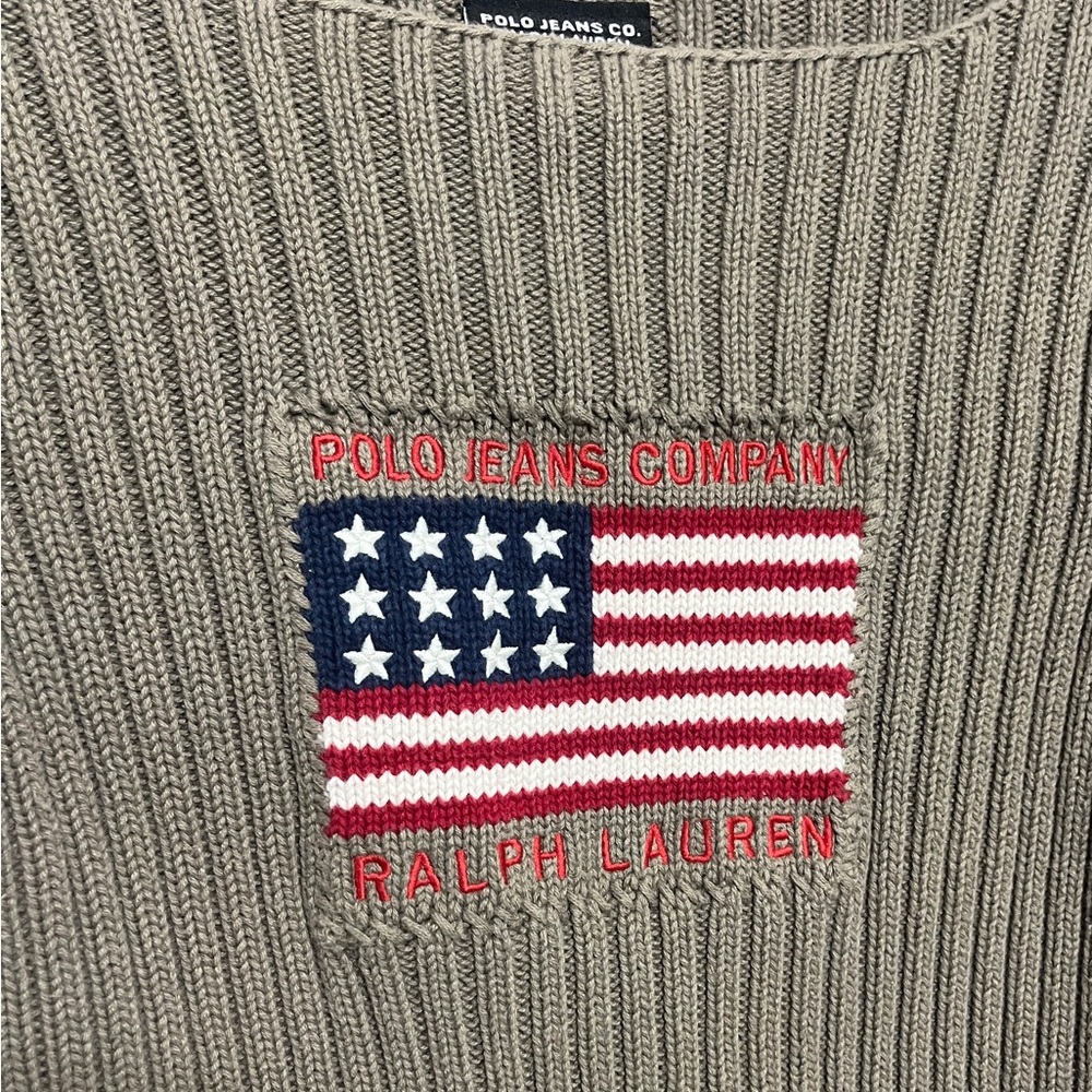 Ralph Lauren Brown Sweater - Picture 2 of 3